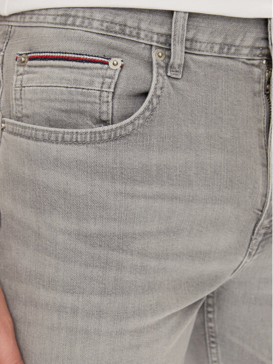 Tommy Hilfiger Tommy Hilfiger Džínsové šortky Brooklyn MW0MW35177 Sivá Straight Fit