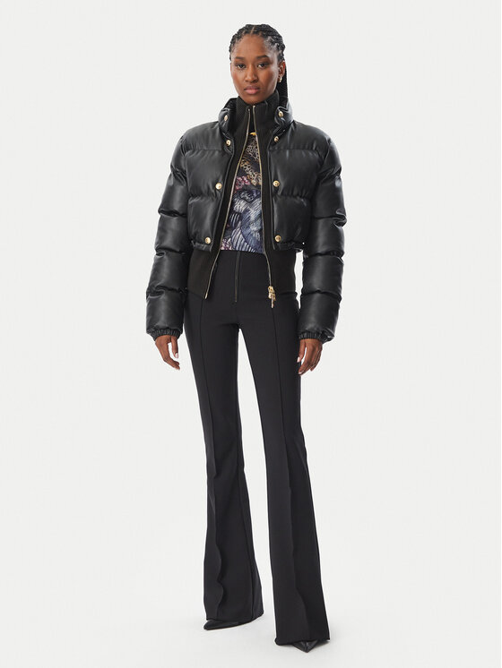 Just Cavalli Just Cavalli Winterjacke 81PAS405 CNDU2 Schwarz Regular Fit