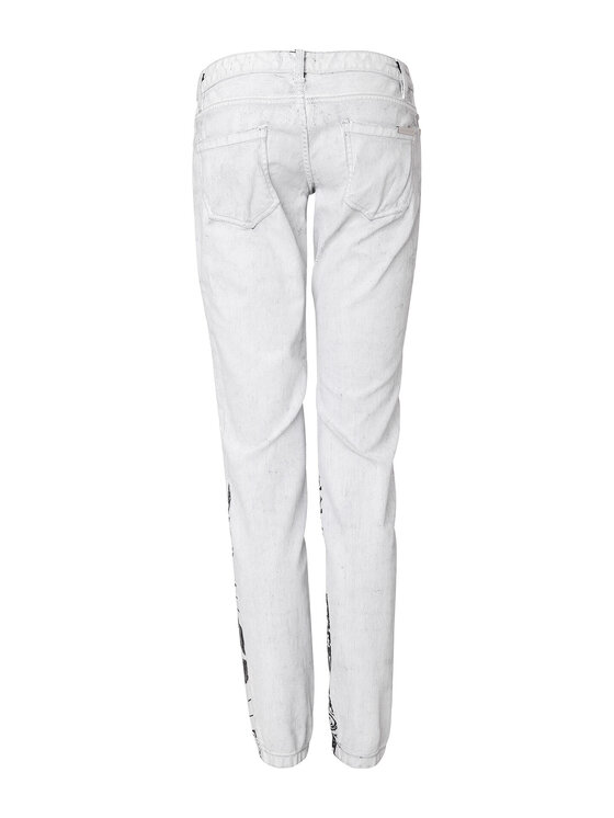 PHILIPP PLEIN PHILIPP PLEIN Džínsy 30800 Biela Slim Fit