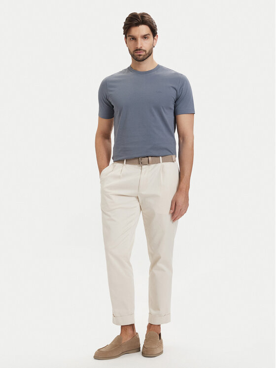 BOSS BOSS Tricou Thompson 01 50468347 Albastru Regular Fit