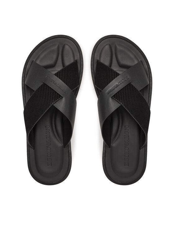 Emporio Armani Emporio Armani Natikače X4P124 XR340 K001 Crna