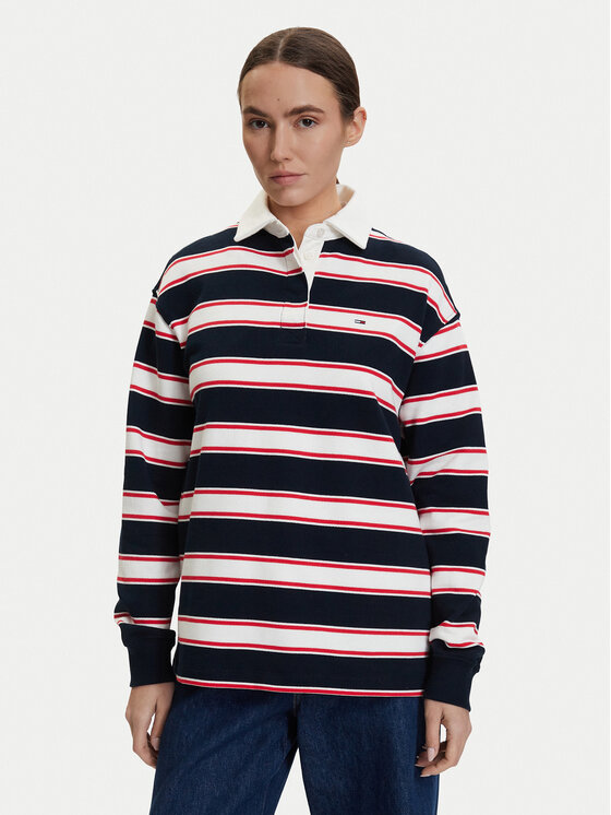 Tommy Jeans Tommy Jeans Majica dugih rukava DW0DW22540 Šarena Relaxed Fit