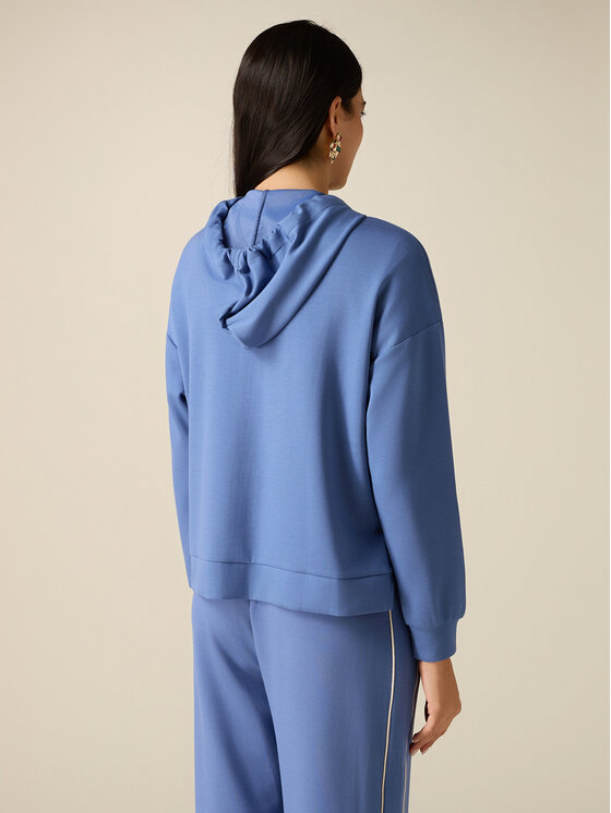Oltre Oltre Felpa G826J004474N004 Blu Regular Fit