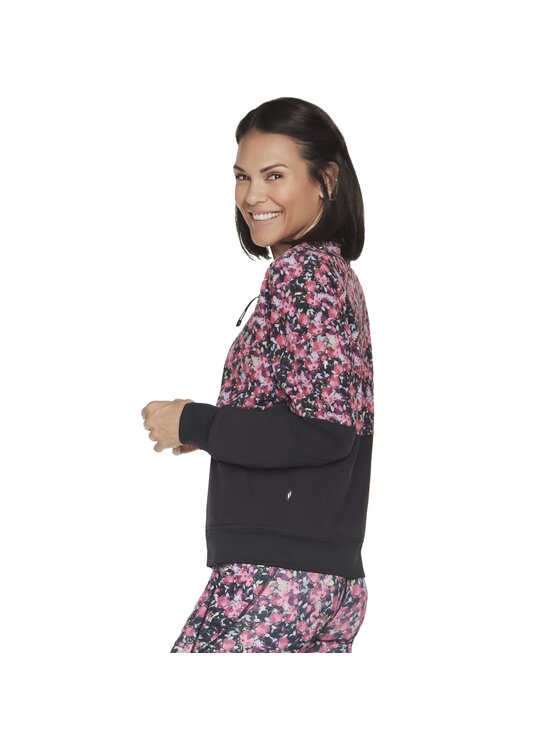 Skechers Skechers Felpa Skechers Fantasy Fields Reversible Bomber Jacket Rosa Regular Fit