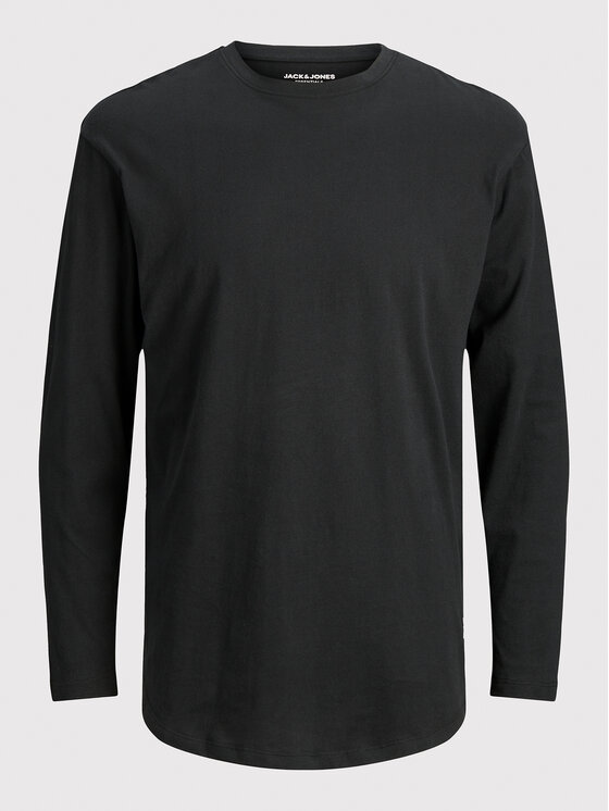 Jack&Jones Jack&Jones Majica dugih rukava Noa 12190128 Crna Loose Fit