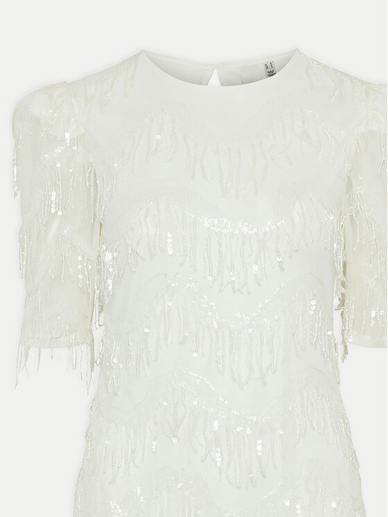 YAS YAS Kokteiļkleita Bella 26034900 Balts Regular Fit