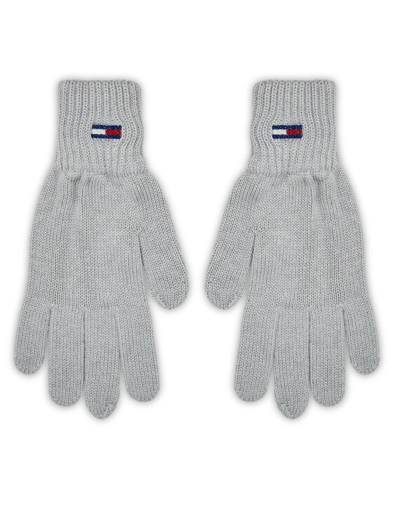 Mănuși de Damă Tommy Jeans Tjw Flag Gloves AW0AW15480 Gri