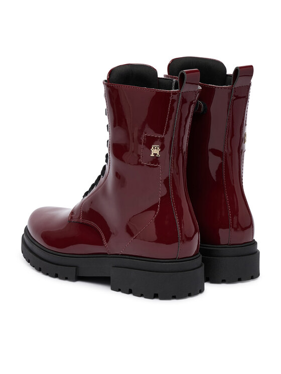 Tommy Hilfiger Tommy Hilfiger Kotníková obuv T4A5-35173-0775 S Bordó