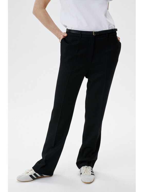 MARI PRETI MARI PRETI Pantalone da abito Vivara Nero Regular Fit