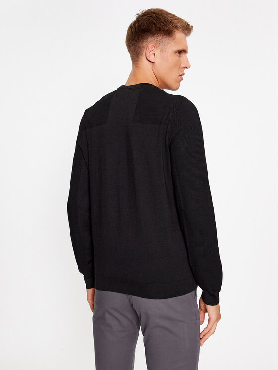 Boss Pullover Momentum-X_Cn 50498559 Schwarz Regular Fit | Modivo.de