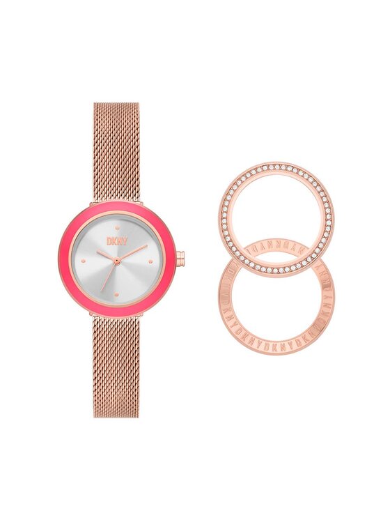 DKNY DKNY Karóra Sasha NY6654SET Rózsaszín aranyozás