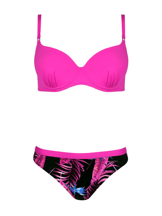 Miss Lou Miss Lou Bikini ML037 Różowy