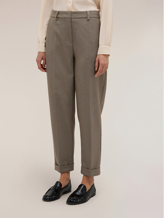 Motivi Motivi Pantaloni di tessuto P07UQ004994N0Z2 Crema Regular Fit