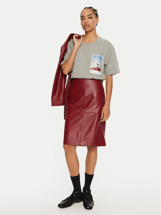 2NDDAY 2NDDAY T-Shirt Arale 2245243315 Grau Oversize