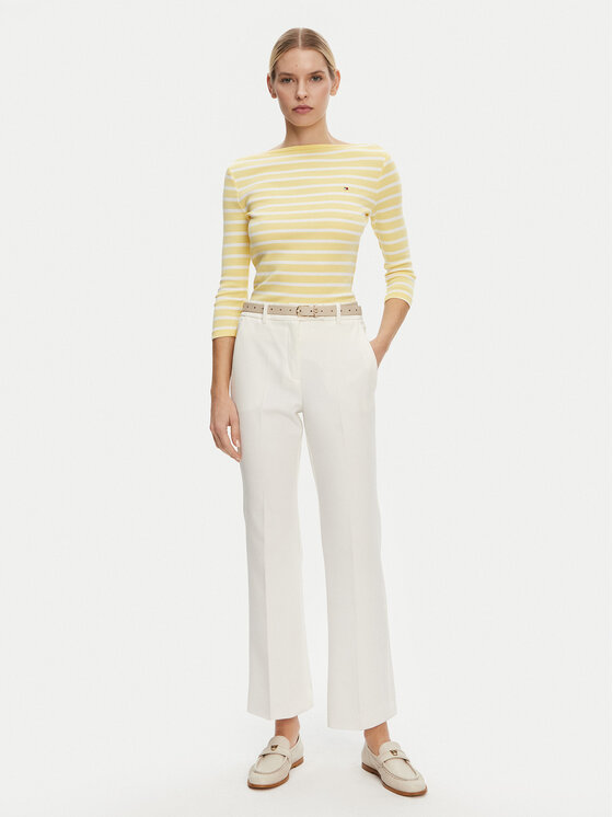 Tommy Hilfiger Tommy Hilfiger Blusa New Cody WW0WW40589 Giallo Slim Fit