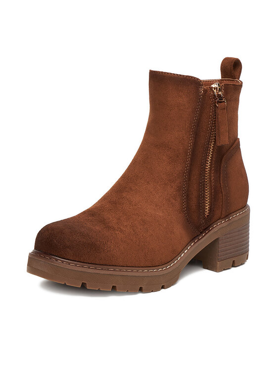 Clara Barson Clara Barson Stiefeletten CEO-HY58222-1 Braun
