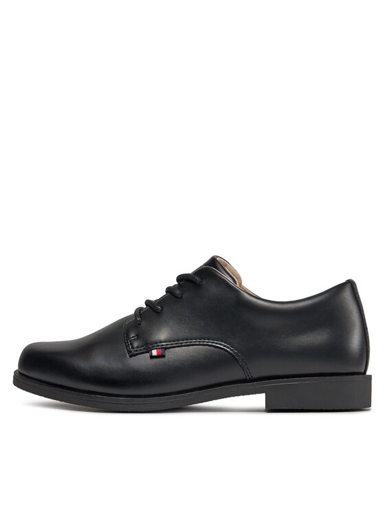 Tommy Hilfiger Tommy Hilfiger Polobotky Low Cut Lace Up Shoe T3B4-33174-1355 Černá