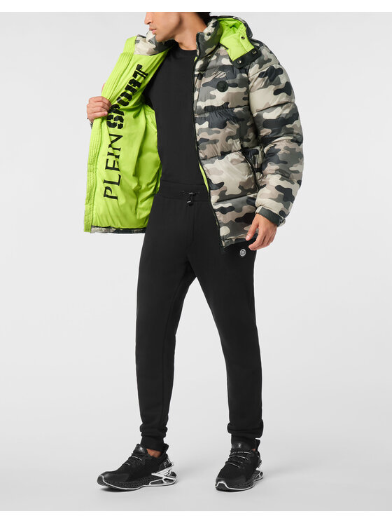 Plein Sport Plein Sport Giubbotto piumino 28313 Nero Regular Fit
