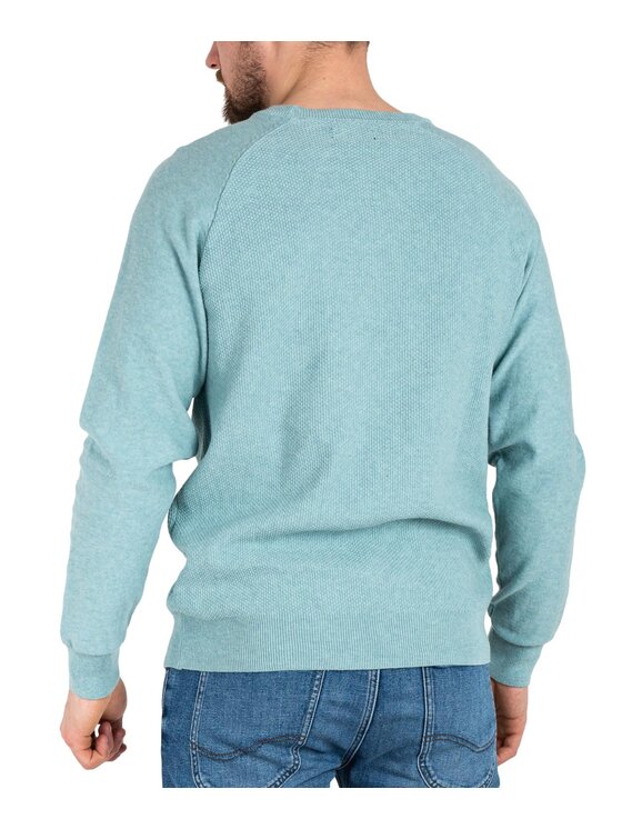 Lee Lee Sweter L83PKH41 Turkusowy Regular Fit