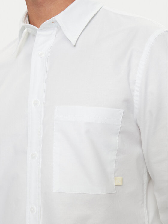 Calvin Klein Jeans Calvin Klein Jeans Πουκάμισο J30J326182 Λευκό Regular Fit