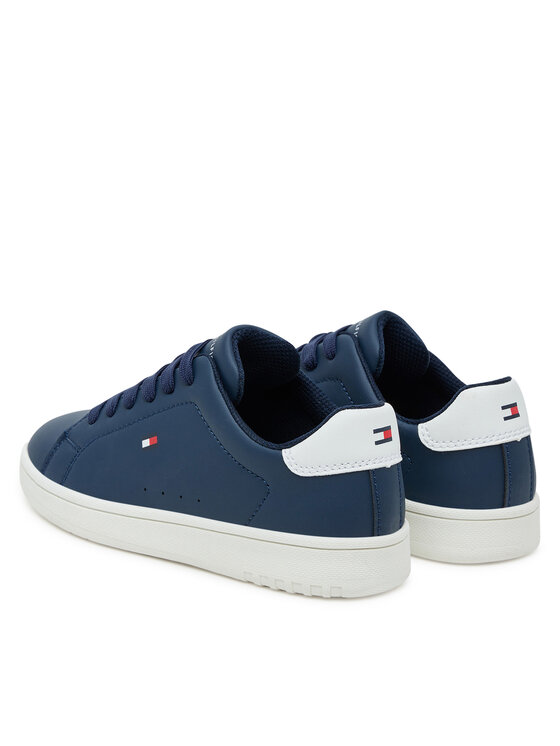 Tommy Hilfiger Tommy Hilfiger Snīkeri Low Cut Lace-Up T3X9-34073-1355X S Tumši zils