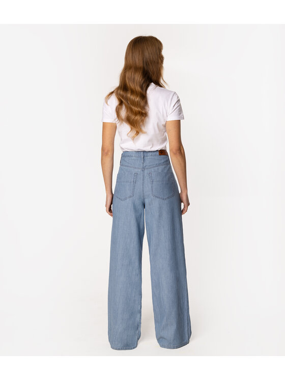 Lee Cooper Lee Cooper Jeansy ARIANA 1946 Niebieski Wide Leg
