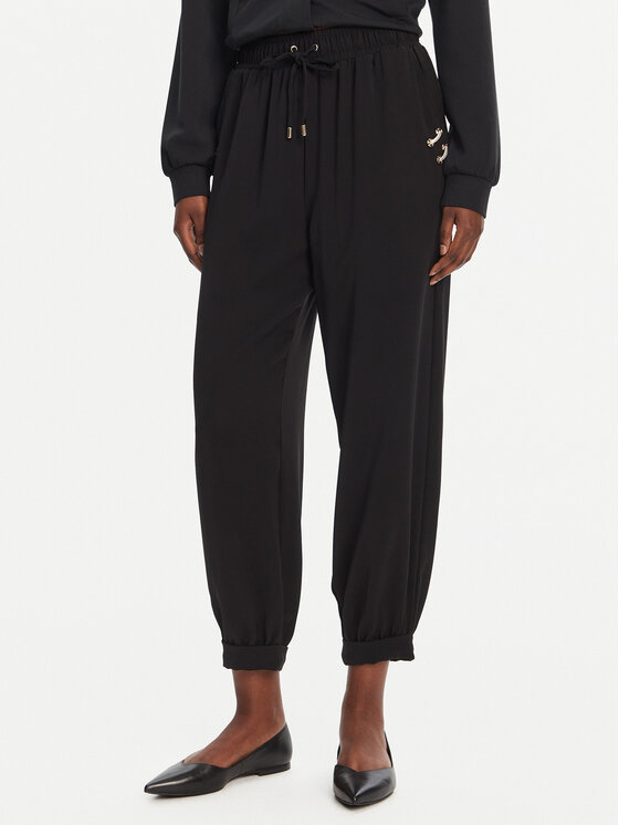 Liu Jo Sport Liu Jo Sport Штани з тканини TA5138 TS923 Чорний Regular Fit