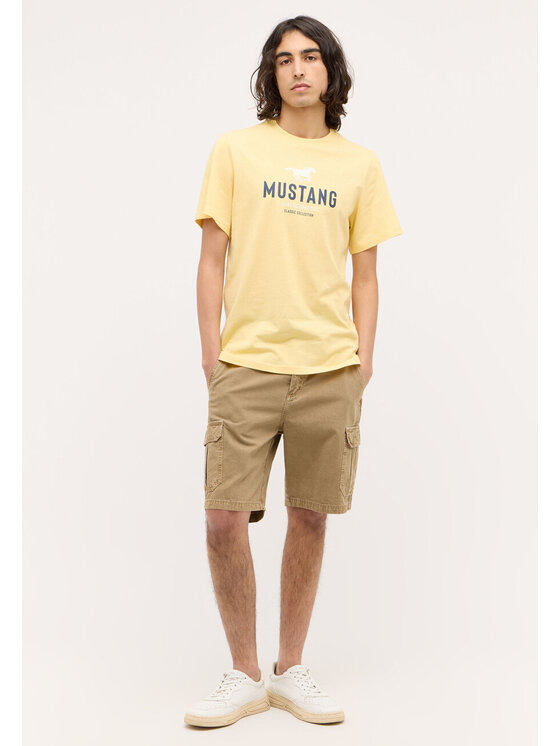 Mustang Mustang T-shirt AUSTIN Giallo Regular Fit