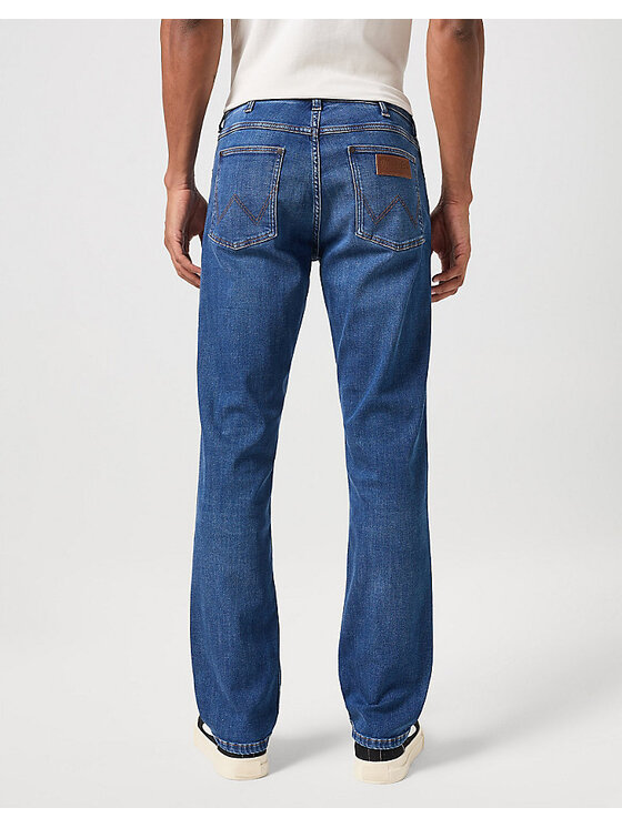 Wrangler Wrangler Jeansy GREENSBORO Niebieski Regular Fit