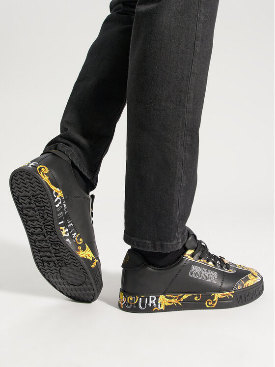 Versace Jeans Couture Versace Jeans Couture Sneakersy 76YA3SK6 Černá