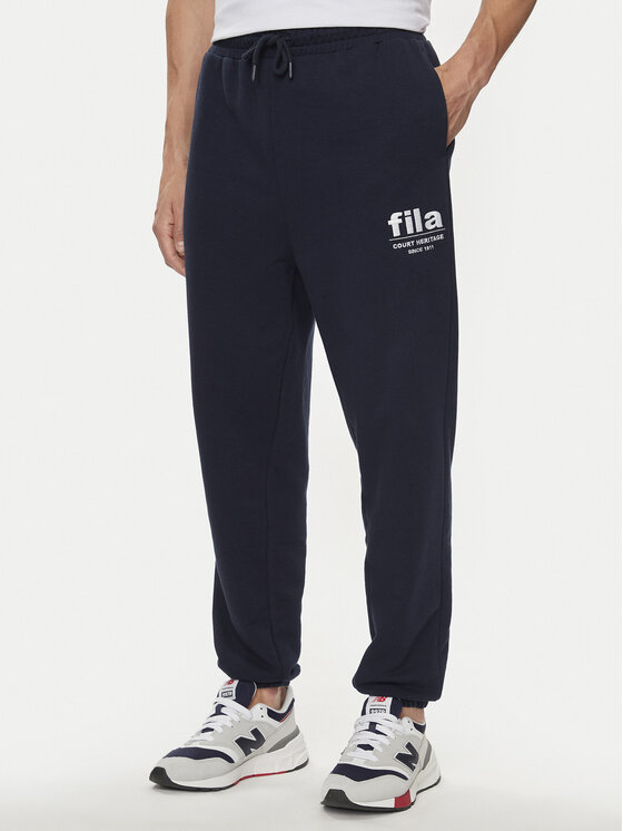 Fila Fila Pantaloni trening FAM0647 Bleumarin Regular Fit
