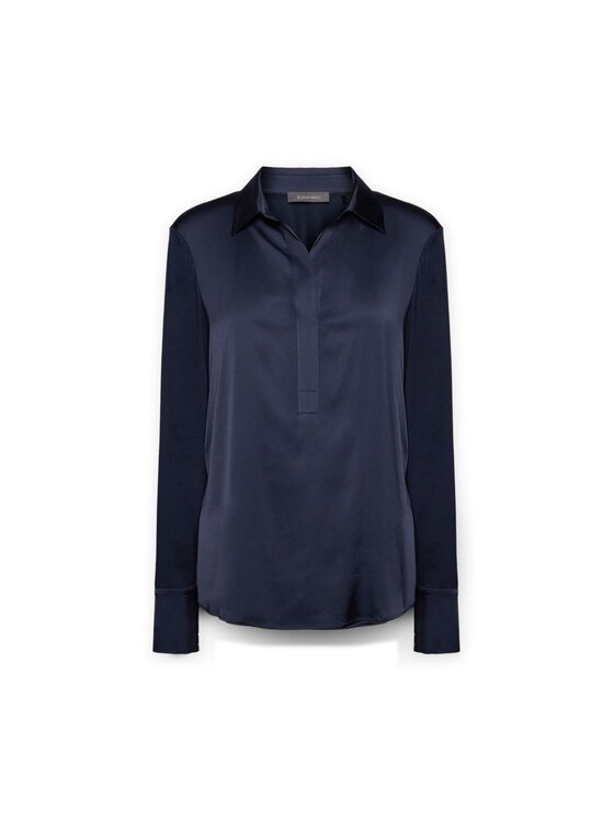 Elena Mirò Elena Mirò Camicia G247Z100487N034 Blu Regular Fit