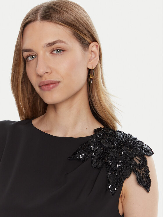 Rinascimento Rinascimento Abendkleid CFC0020094002 Schwarz Slim Fit