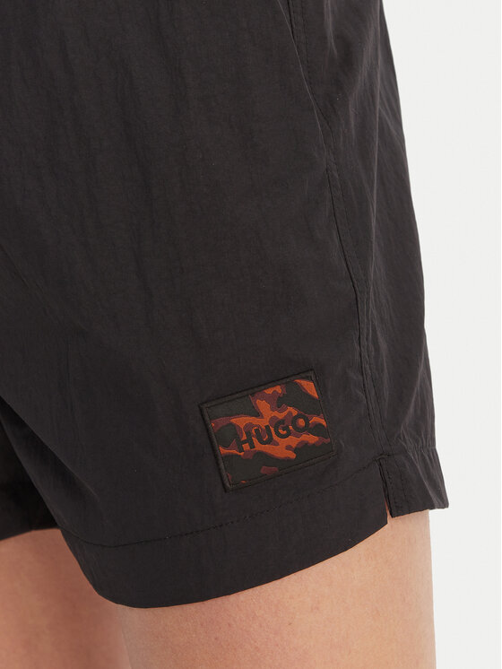 HUGO HUGO Szorty kąpielowe Dominica 50493450 Czarny Regular Fit