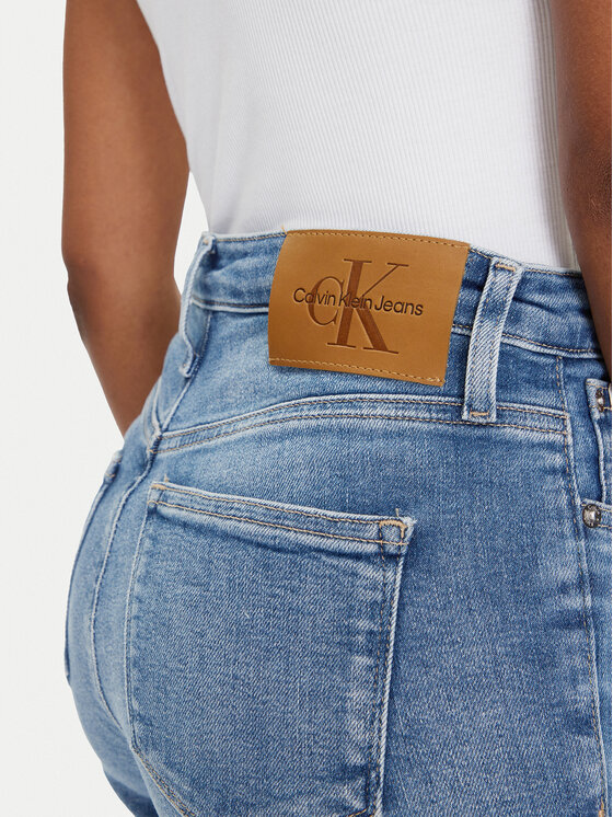 Calvin Klein Jeans Calvin Klein Jeans Jeans hlače J20J225144 Modra Super Skinny Fit