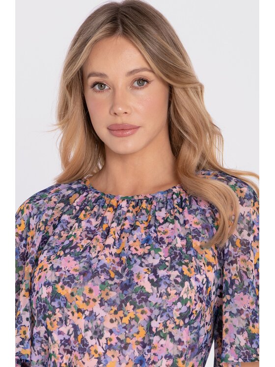 Stylove Stylove Abito da cocktail S435 Viola A-Line Fit