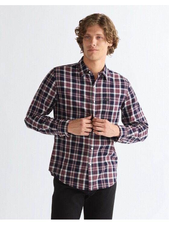Wrangler Wrangler Koszula 1 PKT SHIRT Kolorowy Regular Fit