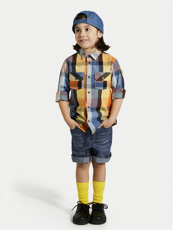 Coccodrillo Coccodrillo Farmer rövidnadrág WC4123201DWK Kék Regular Fit