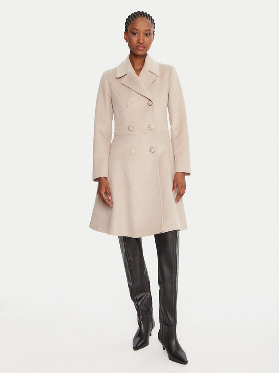 Rinascimento Rinascimento Cappotto di transizione CFC0126213003 Beige Regular Fit