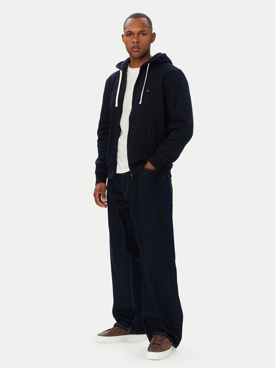 Tommy Hilfiger Tommy Hilfiger Mikina Essential MW0MW44931 Tmavomodrá Regular Fit