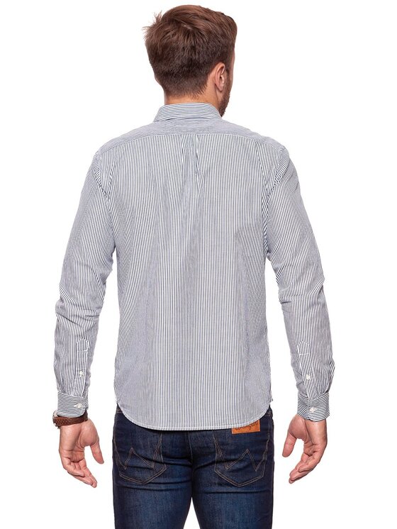 Wrangler Wrangler Camicia 1PKT BUTTON DOWN Blu Regular Fit