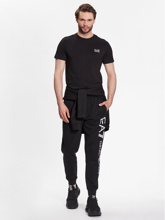 EA7 Emporio Armani EA7 Emporio Armani Majica 8NPT51 PJM9Z 1200 Črna Regular Fit