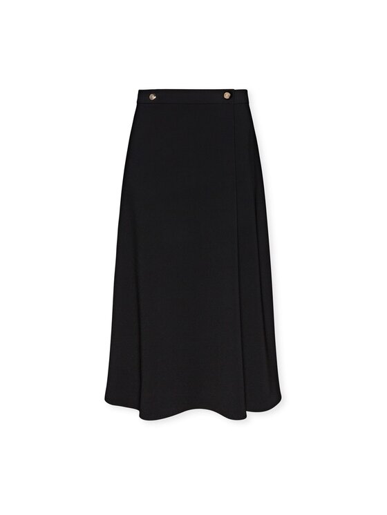 Elena Mirò Elena Mirò Gonna midi 1042P000053N033 Nero A-Line Fit