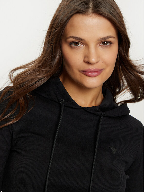 Guess Guess Bluză V5RQ06 KCLH0 Negru Regular Fit