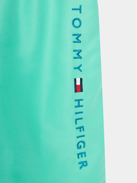 Tommy Hilfiger Tommy Hilfiger Pantaloni scurți pentru înot UB0UB00487 Verde Regular Fit