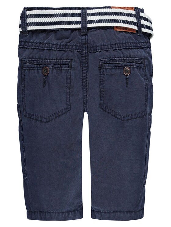 Kanz Kanz Szorty materiałowe 1714475-3043 Granatowy Basic Fit