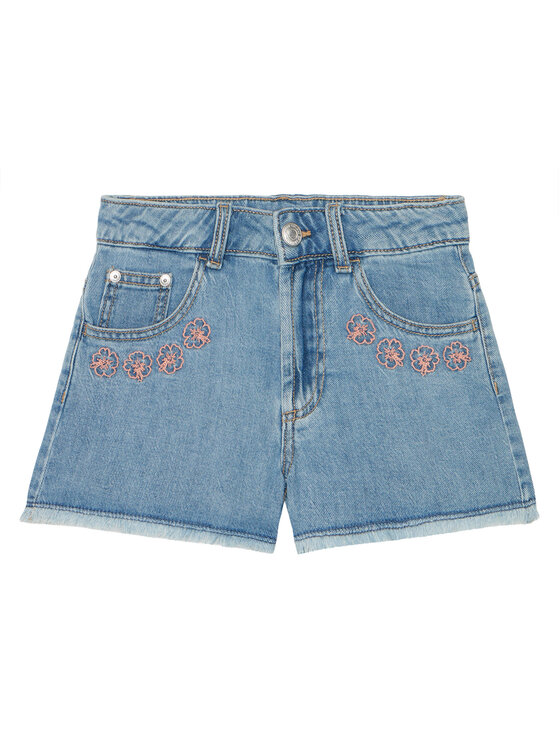 United Colors Of Benetton Szorty jeansowe 4UTPC9049 Niebieski Regular Fit