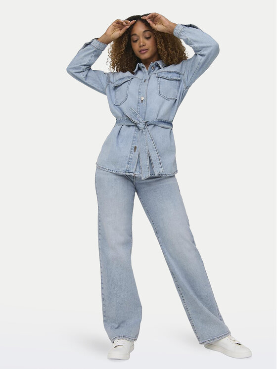 ONLY ONLY Джинсова куртка Sophia 15282286 Голубий Regular Fit