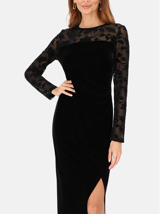 L’AF L’AF Sukienka koktajlowa Izabel Czarny Regular Fit
