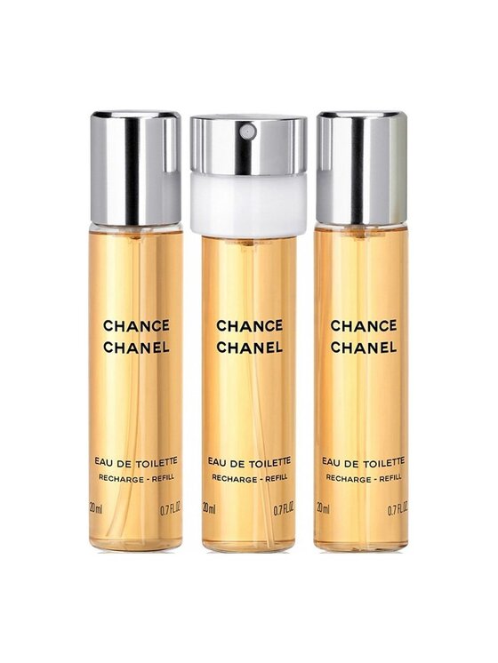 Woda toaletowa Chanel, Chanel Chance Twist and Spray 3x20ml woda toaletowa wkłady + atomizer